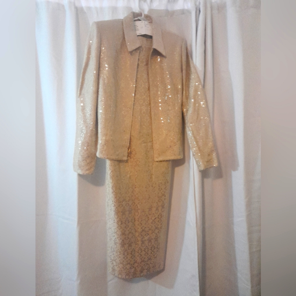 NWT ST. JOHNS EVENING 2 Piece Holiday Set Sz 12